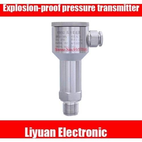 4-20MA explosion-proof pressure transmitter stainless steel pressure transmitter IP67 explosion-proof diffusion silicon pressure