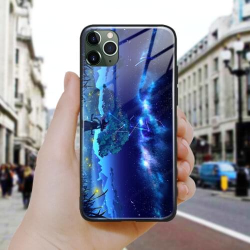 Mona Genshin Impact art design Silicone Glass Phone Case Cover Shell For iPhone SE 6 6s 7 8 Plus X XR XS 11 12 Mini Pro Max