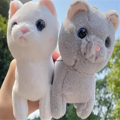 20pcs cat Plush Toy pendant , 9cm Kids Key chain pendant plush gift doll