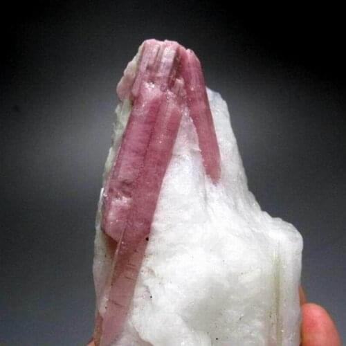 83g Pink Rubellite Tourmaline in Quartz - crystals and stones healing Mineral specimen Home Decor feng shui decoration