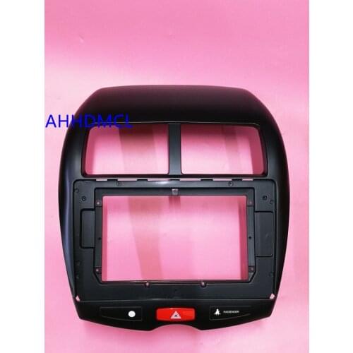 Car Fascias Navigation Fascia Dash Frame Kit For 10~10.2" Universal Android Multimedia Player For Mitsubishi ASX 2010 2011 ~2015