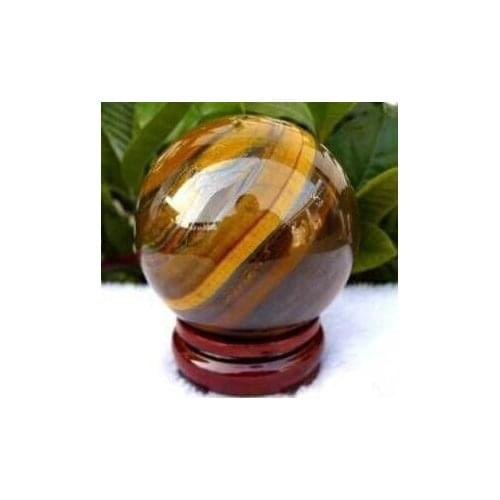 Free shipping Natural tiger eye quartz crystal Sphere 60mm