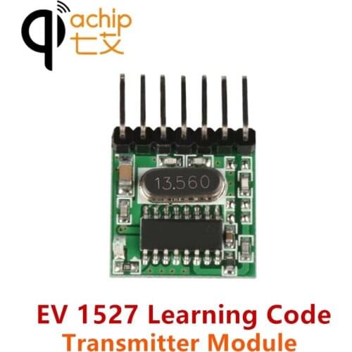 QIACHIP RF 433 Mhz 1527 Learning Code Wireless Remote Control 433.92Mhz Transmitter Module For Garage Gate Light Controller