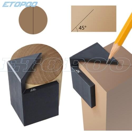 Woodworking 45 degree angle scribe straight angle round center line scribe angle angle wood marking gauge precision gauge