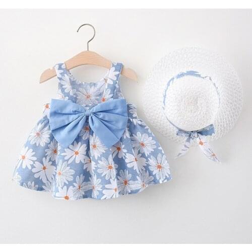 Princess Kids Clothes Tutu Dress Summer New Boutique Bowknot Blackless Elegant Party Flower Kids Dresses For Girl