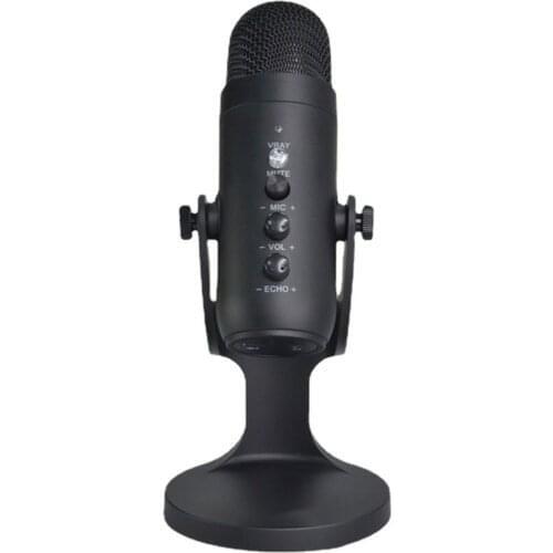 USB Condenser Microphone for Computer USB PC Microphone Mic Stand POP Filter to Gaming Streaming Podcasting Recording Headphone