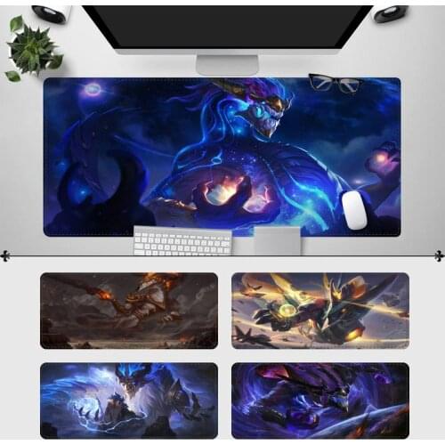 Popolar League of Legends Aurelion Sol Gaming Mouse Pad Gamer Keyboard Maus Pad Desk Mouse Mat Game Accessories For Overwatch