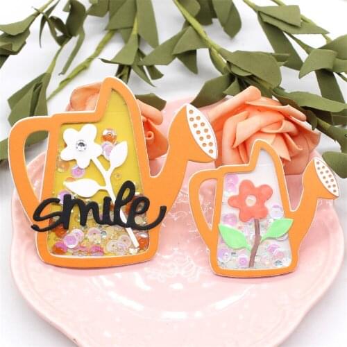 KSCRAFT Water Can Shaker Metal Cutting Dies Stencils for DIY Scrapbooking Decorative Embossing DIY Paper Cards