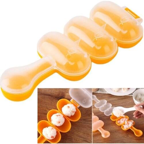 Kitchen Mold for Sushi Onigiri Baby Rice Ball Mold Rice Ball Maker DIY Bento Creativity Shake Shake Kids Lunch Mold Kitchen Tool