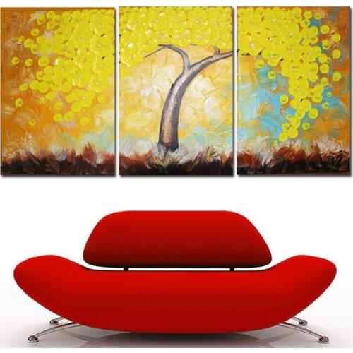 Lucky Tree Modern Abstract Oil Painting home decor wall art picture flowers on palette thick knife oil painting 168012