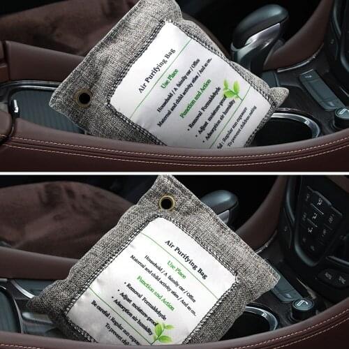 Air Purifying Bag Charcoal Bag Odor Eliminator Fragrance Free Odor Absorber Eliminates Odors Car Home Smells Purifier Cleaner