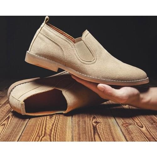 Sneakers Man Flat Classic Men Dress Shoes outdoor slip on genuine Leather Italian Formal Oxfords shoes Moccasins Zapatos