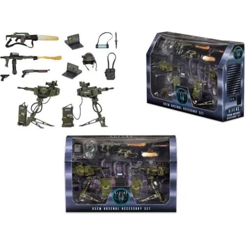 NECA Alien Uscm Accessory Set Action Figure Model Toy Gift 14pcs/set