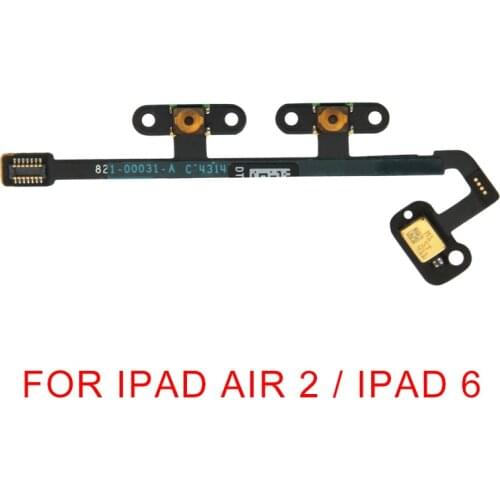 New for iPad Air 2 / iPad 6 Original Volume Control Button Flex Cable for iPad Air 2 / iPad 6