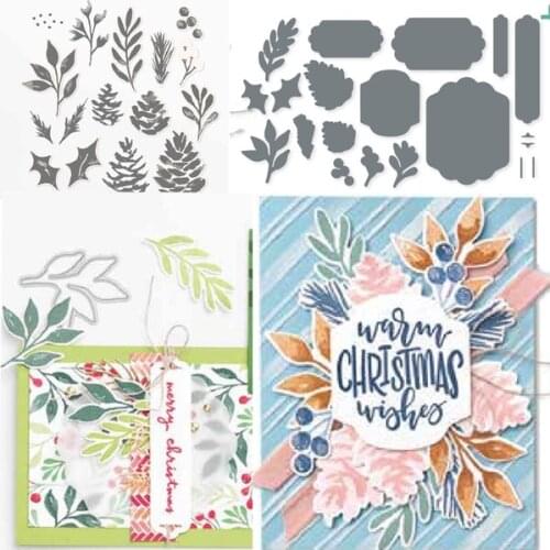 New Christmas Season Clear Stamps or Metal Cutting Dies Sets for DIY Craft Making Greeting Card Scrapbooking