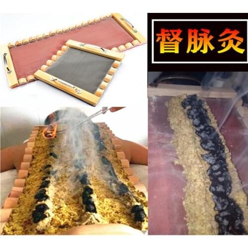 Fire dragon long snake keel Du Meridian moxibustion apparatus home body back belly spine warm ginger moxa moxibustion wood box