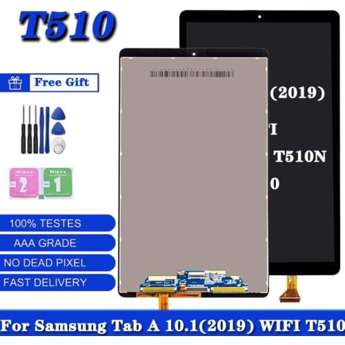Original LCD Replacment 10.1" For Samsung Galaxy Tab A 10.1(2019) WIFI T510 SM-T510 T510N LCD Display Touch Screen Assembly T515