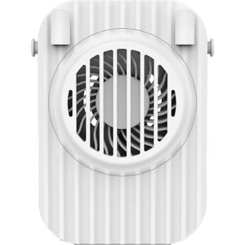 Hanging Neck Fan USB Charging Grid Hanging Neck Small Fan Retro Mini Handheld Silent Sports Portable Fan With Battery