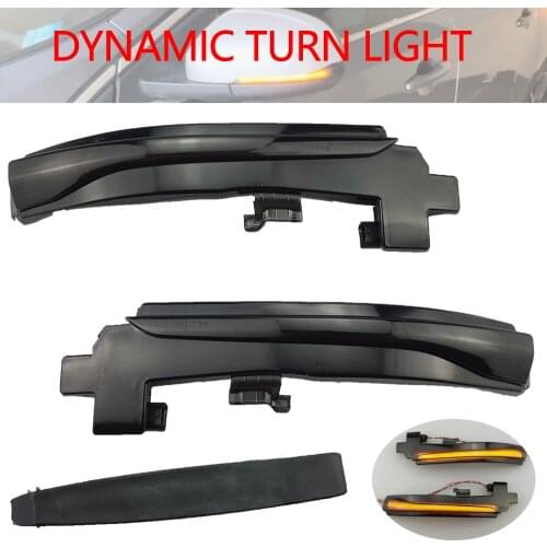 2X LED Sequential Dynamic side mirror blinker Light Turn Signal Lamp For Volvo S60 CC S60 II S80 II V40 CC 40 II V60 V60 CC V70