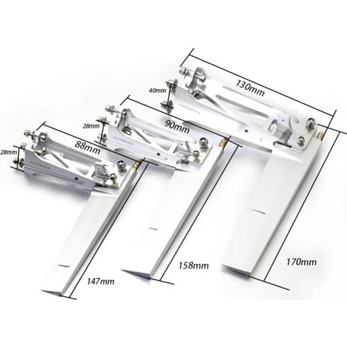 TFL Hobby Alloy Reinforced Suction Rudder for RC Gas Boat