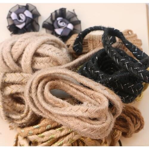 1 yard 5MM-1.4CM jute rope natural jute rope DIY decorative handmade accessories