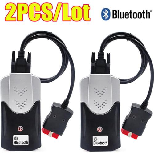 2PCS/Lot New VCI with bluetooth VD ds150e CDP Pro Plus 2017.R3 / 2016.R0 keygen obd2 for delphis car truck scanner tools