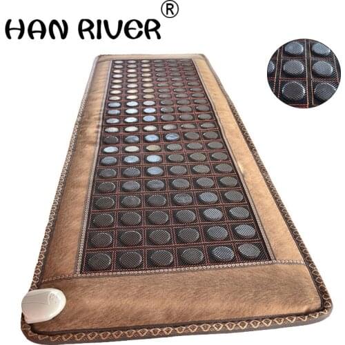220V hot Tourmaline Germanite korea health jade mattress Thermal Sofa Jade Mattress Soft Jade Mat Infrared Heating Mat