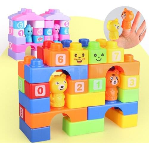 Diy Accessories Princess Girl Plastic Building Blocks Play Bricks Compatible with Duploed Parts Toys for Children
