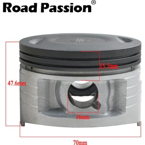 For Yamaha XT225 Serow 1985-2007 TW225E 2002-07 Engine Assembly Parts 70.75 71 71.5mm PIN 16MM Motorcycle Pistons Rings TW200 BW