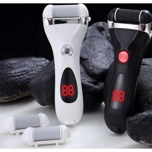 Electric Foot File for Heels Grinding Pedicure Tools Professional Feet Care Dead Hard Skin Callus Remover 3 Grinding Head