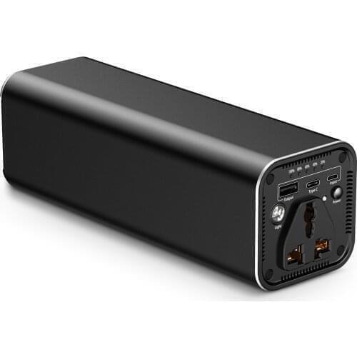 Hot selling 31200mAh Portable AC DC Power Station Power Bank N6 For Macbook Ipad Mini Ipad Iphone