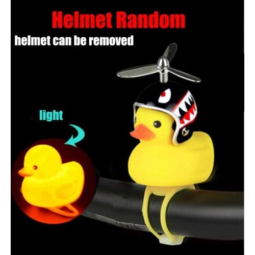Antistress Toys Yellow Duck Dolls Car Motorcycle Accessories Funny Toy Bicycle Light juguetes Schocker Tricks Gadget oyuncak