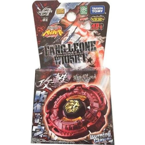 Takara Tomy Spinning Toys WBBA Limited Collections Fight Beybalde Burst Red Lion W105RF Fang Leone Japan Version for Kids