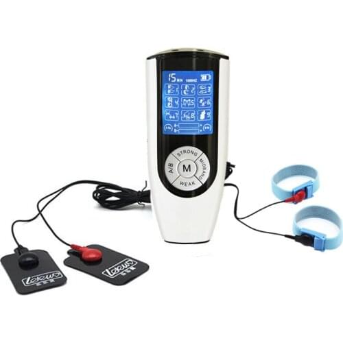 USB Charging Electric Shock Penis Rings Electro Shock Massage Pad Body Stimulation Medical Themed Sex Toys Kit