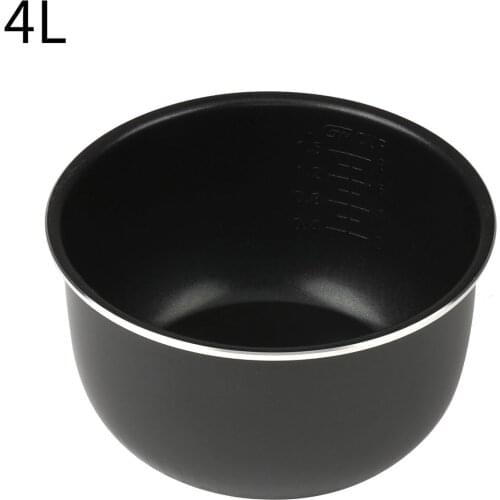 3L/4L/5L Non Stick Inner Cooking Pot Liner Container with Steamer Rice Spoon and Measuring Cup for Kitchen Electric Rice Cooker