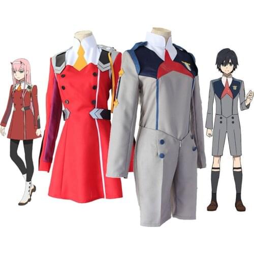 DARLING in the FRANXX ZERO TWO CODE 002 Cosplay Costume Hiro 016 Cosplay Japanese Anime Ichigo 015 Uniform Suit Outfit Clothes