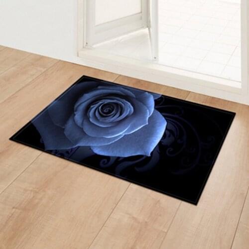 Bathroom Bedroom Rose Dog Printed Carpet Valentines Day Valentines Day Wedding Party Decorations Living Room Door Rugs