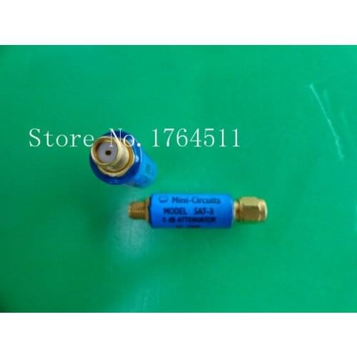 [LAN] switch MINI SAT-3 DC-1.5GHz Att:3dB 2W SMA coaxial fixed attenuator --5PCS/LOT