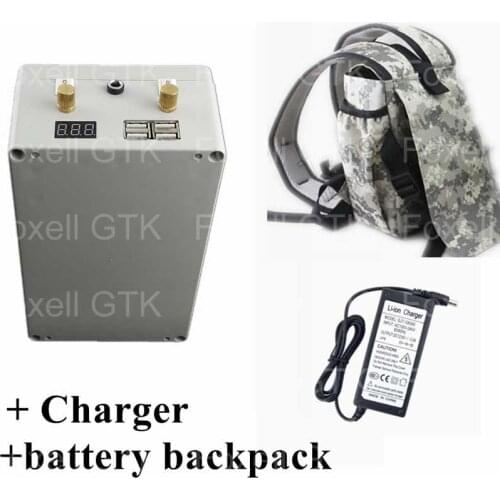 Real capacity 12V 40Ah lithium battery 12v for 250W 200w dc 12v li-ion power supply inverter system +charger with backpack bag