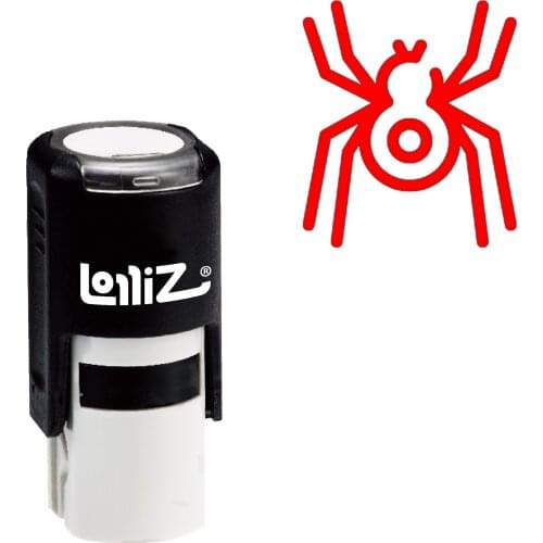 LolliZ Spider Self-Inking Rubber Stamp - Modern Symbol Series