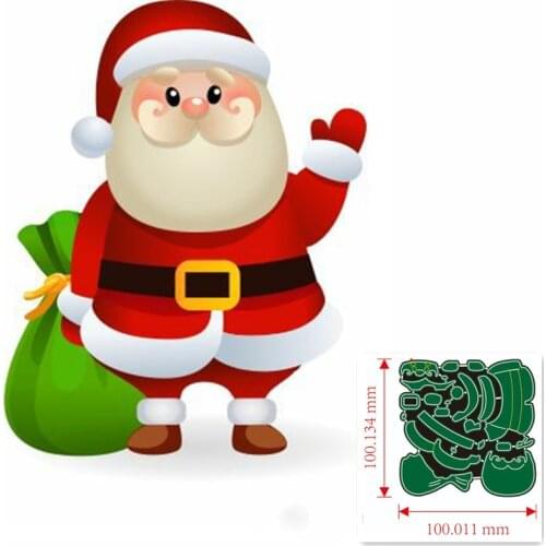 Metal Cutting Dies Santa Claus DIY Scrapbooking Paper Cards Decorative Craft Embossing