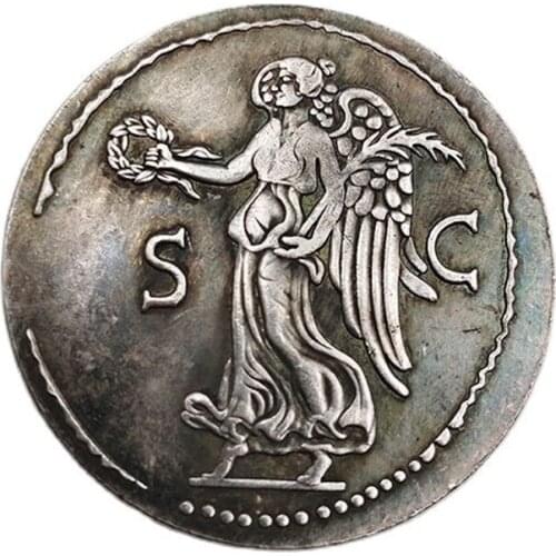 Rome Commemorative Coin Beautiful Angel Wings Coin Collection Home Decorations Crafts Souvenir Memento Finger Play Gift