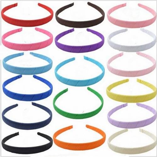 20pcs women hair hoop width:2.5cm Basic hair bands ribbon winding covered plastic headbands headwear hair Accessories FJ3104