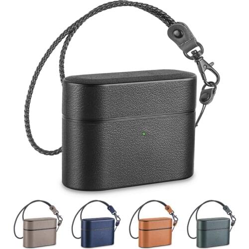 Premium Lleather Case Airpods Pro Rugged Airpods Pro Cover Leather Chain Box Airpods Pro Clone Case Protective Cover