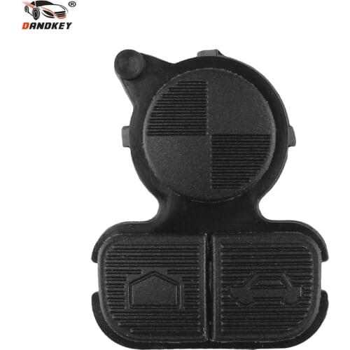 DANDKEY Folding Car Remote Flip Key Shell Case Fob Replacement Key 3 Buttons Rubber Pad For BMW 3 5 7 Alarm Systems Security