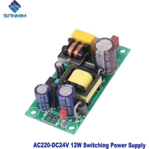 SANMIN AC220V to DC24V 0.5A 12W high performance Power supply switching power supply module 220V to 24V bare board PLF12A24V