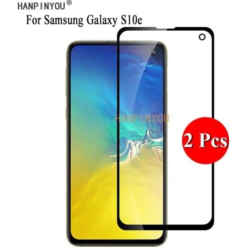 2 Pcs/Lot For Samsung Galaxy S10e G970 5.8" Full Cover Front Hard Screen Protector Tempered Glass Protective Film + Clean Tools