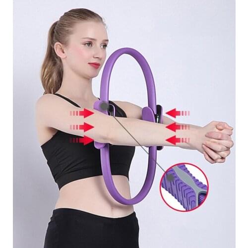 Womens Yoga Fitness Rim Pilates Professional Training Muscle Pilates Circle Pilates Ring Multi-color Yoga Rim Pilates 2021