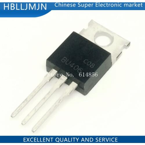 10PCS BU406 TO-220 200V/7A/60W NPN Power Transistor ZJ