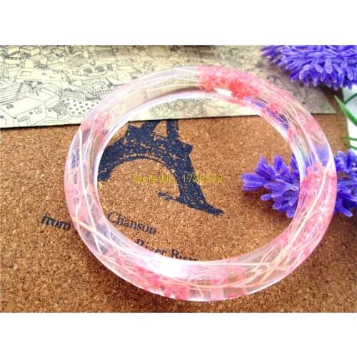 12pcs/lot NEW 60/62mm resin real flower resin bangle, resin bracelet, real flower bracelet, preserved flower bracelet, gift